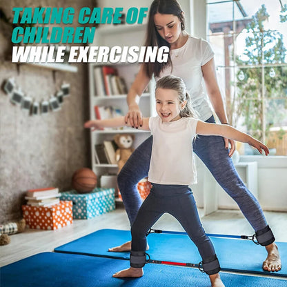 Elevate Your Workout with Adjustable TPE Resistance Bands Ankle Straps for Glute and Leg Training - Perfect for Home Gym and Yoga!