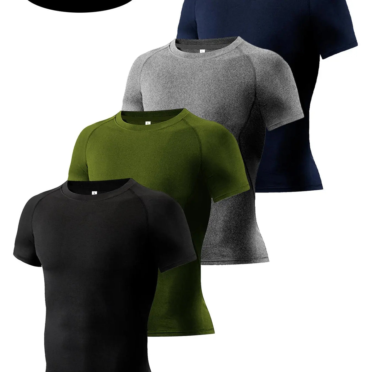 Round Neck Raglan Compression Shirt