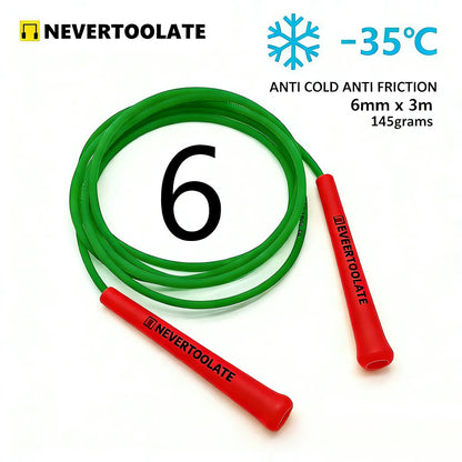 NeverTooLate™ ProSpeed Jump Rope – Lightweight, Durable &amp; Fast