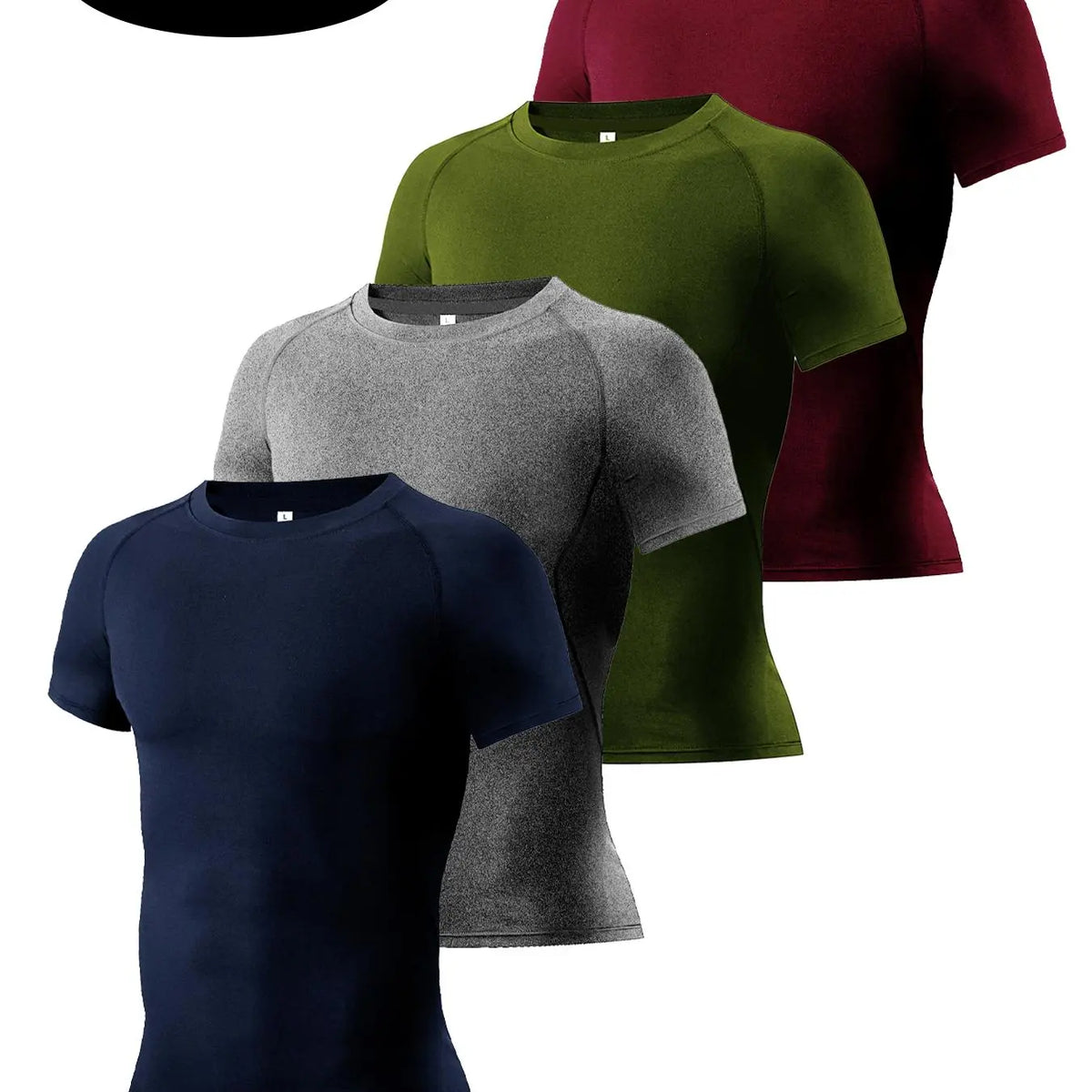 Round Neck Raglan Compression Shirt