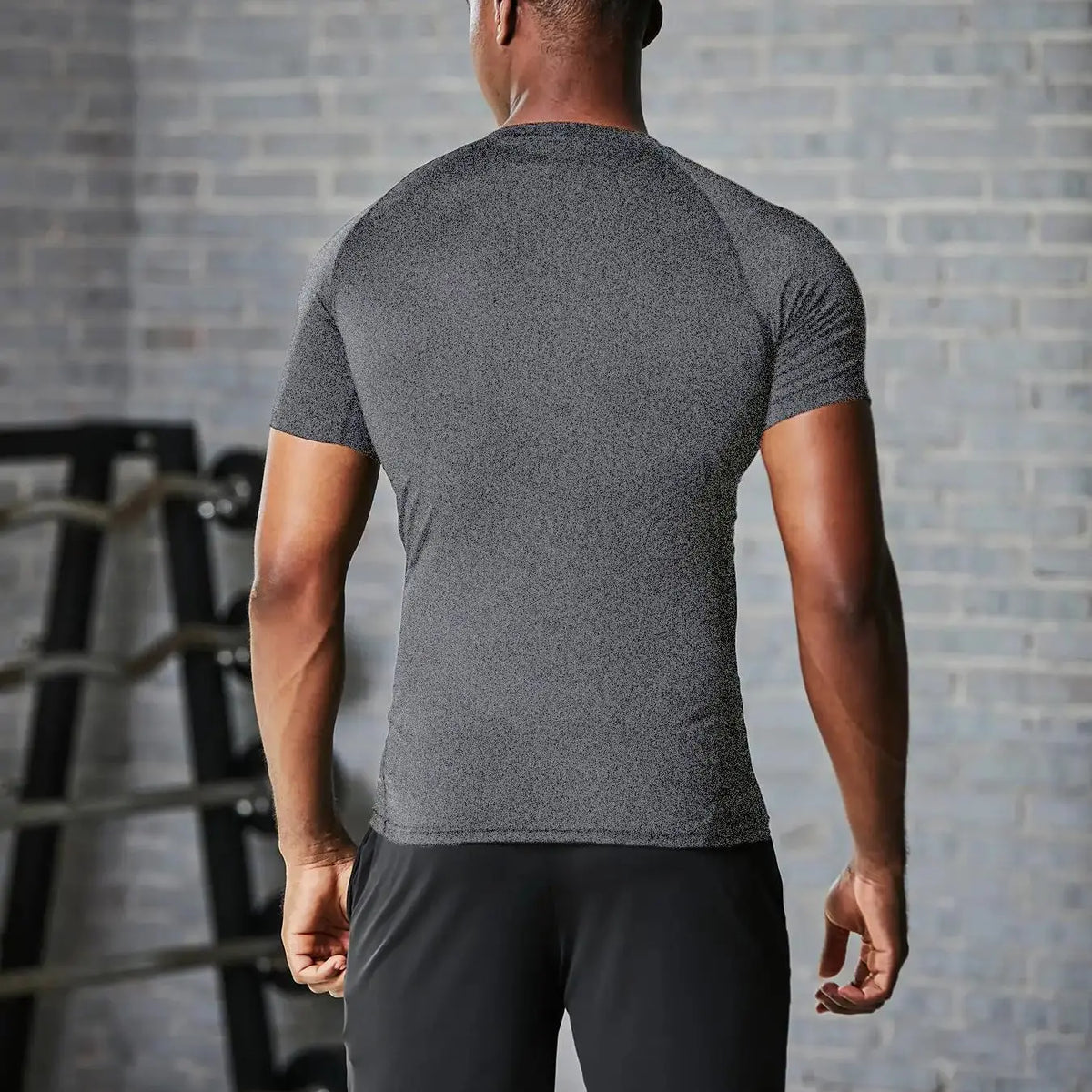 Round Neck Raglan Compression Shirt