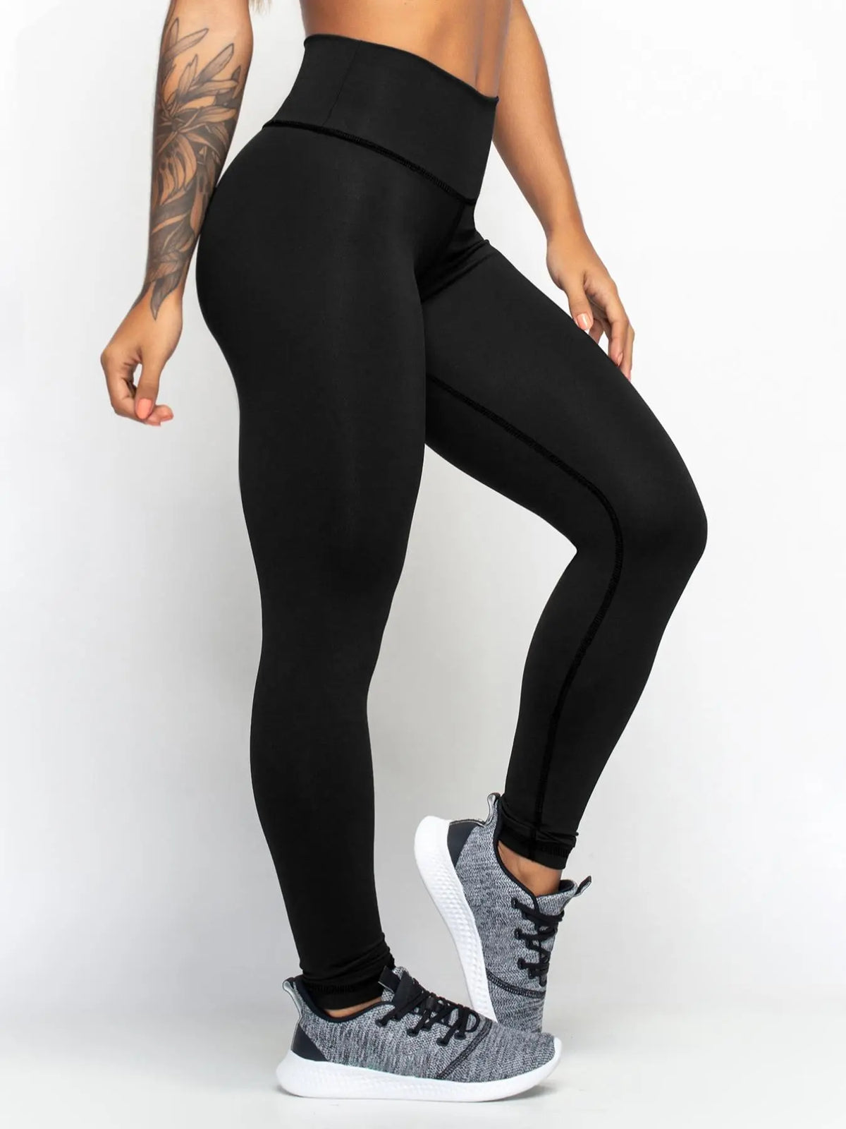 Printed "LOVE" High Waist Tummy Control Fitness Leggings
