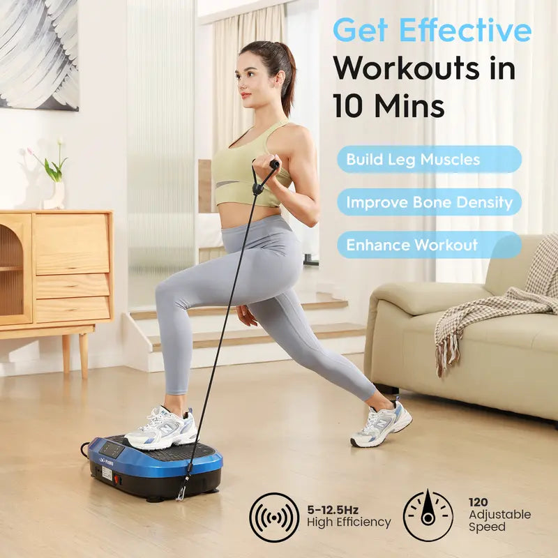 Vibration Plate Exercise Machine with 265LBS Loading Capacity
