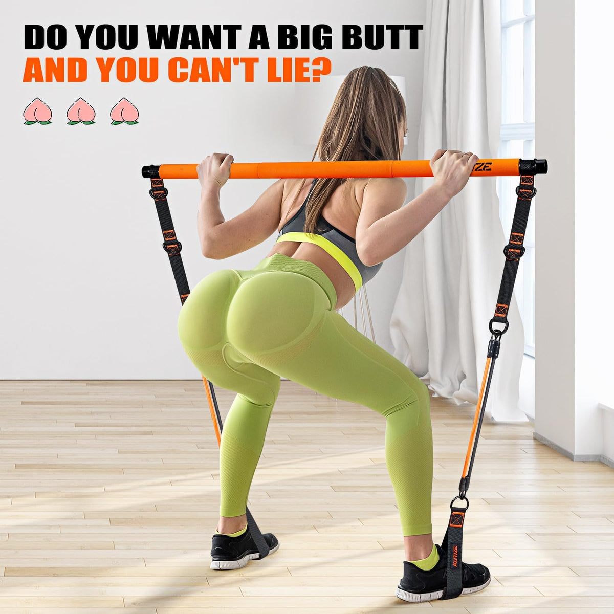 Ultimate Portable Pilates Bar Kit with Resistance Bands for Total Body Workouts