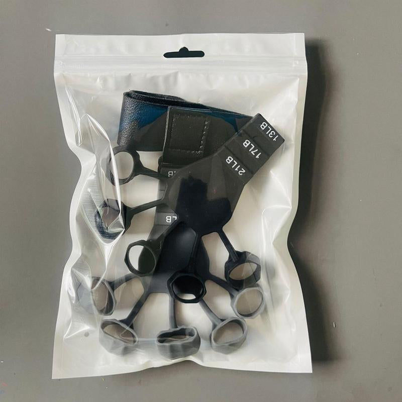 5-Finger Silicone Grip Strengthener Set