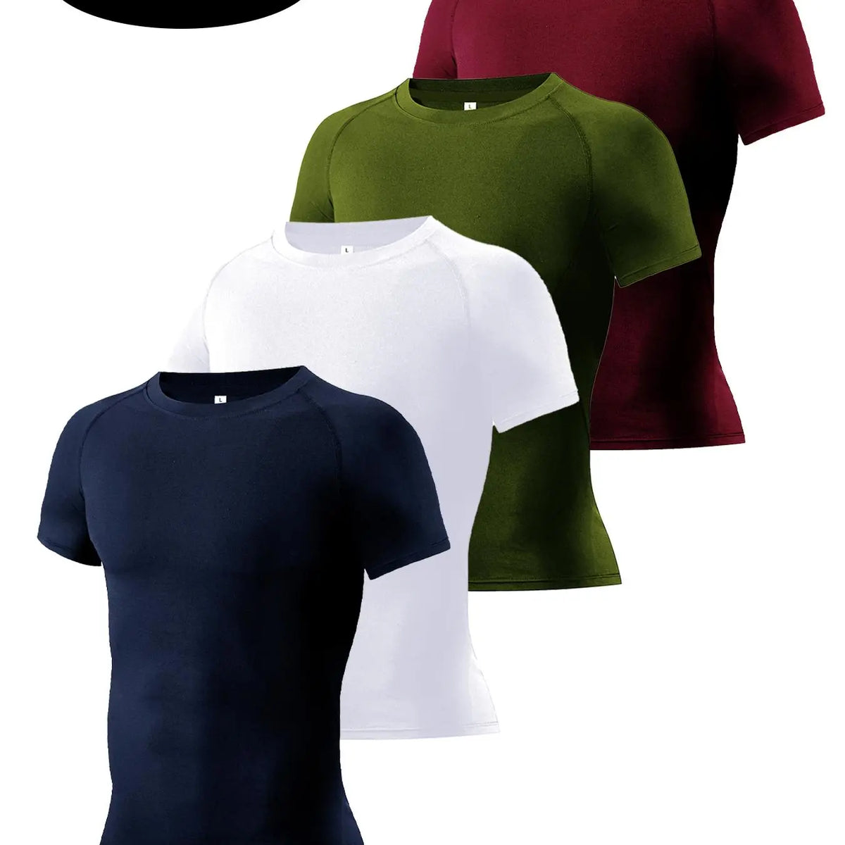 Round Neck Raglan Compression Shirt