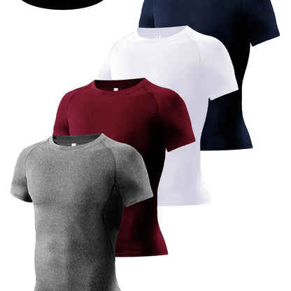 Round Neck Raglan Compression Shirt
