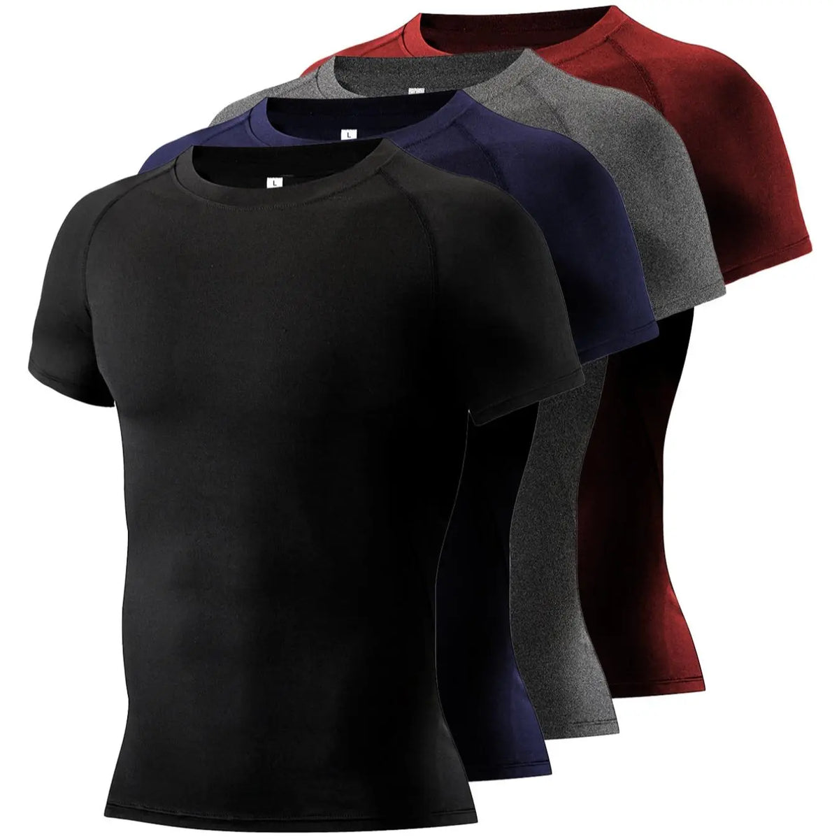 Round Neck Raglan Compression Shirt