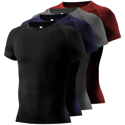 Round Neck Raglan Compression Shirt
