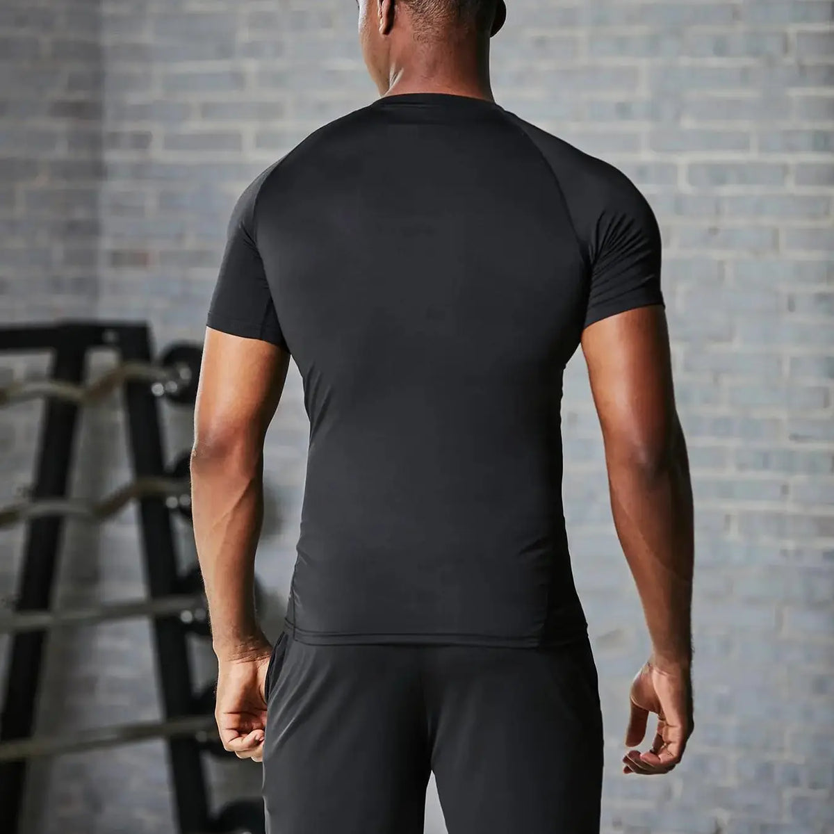 Round Neck Raglan Compression Shirt