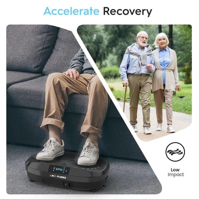 Vibration Plate Exercise Machine with 265LBS Loading Capacity