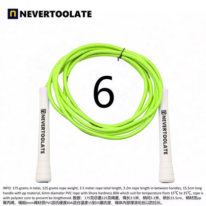 NeverTooLate™ ProSpeed Jump Rope – Lightweight, Durable &amp; Fast